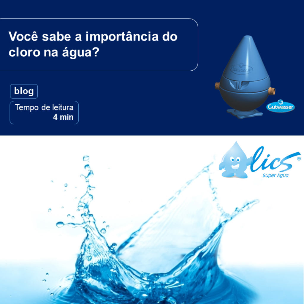 Você sabe a importância do cloro na água?