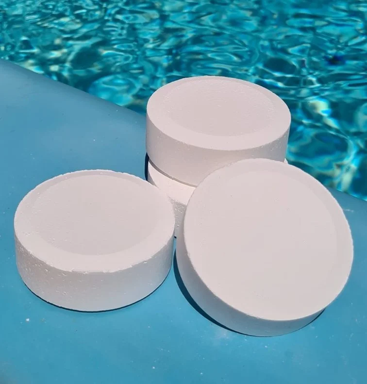 Pastilhas de cloro para saneamento